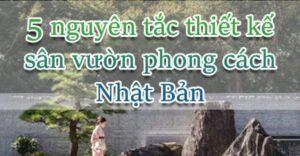 nguyên tắc thiết kế vườn nhật